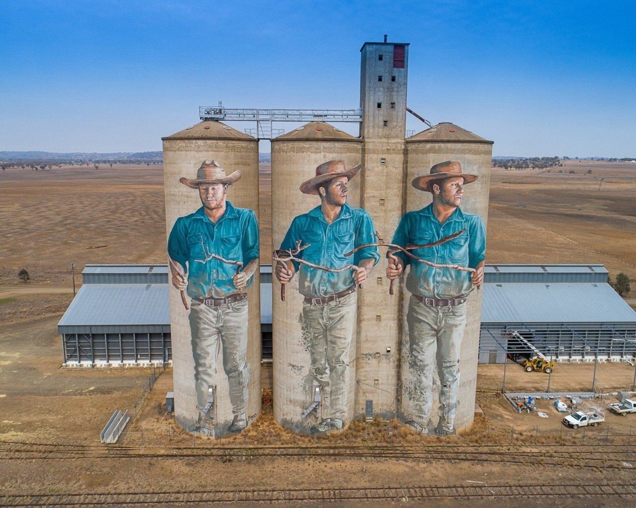 PUBLIC Silo Art - Mural, Silage, Architecture, Australia, Art, The photo, Longpost