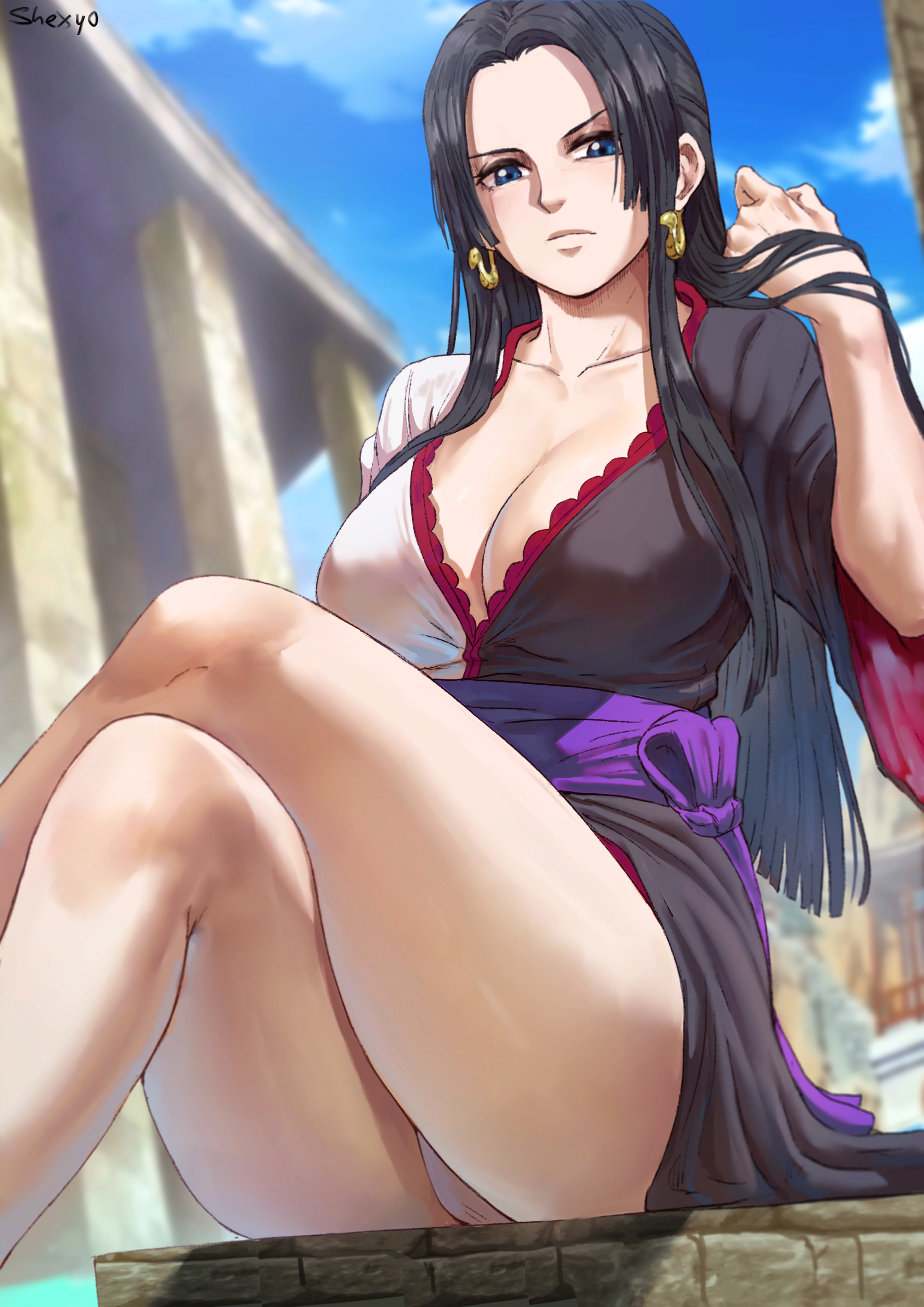 Boa hancock - NSFW, One piece, Boa hancock, Anime art, Shexyoart, Anime