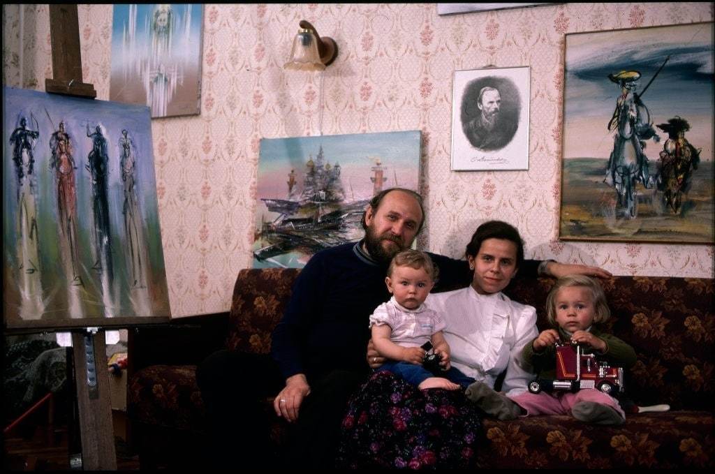 Interiors of apartments of Moscow families, September 1987 - the USSR, Moscow, Apartment, Interior, The photo