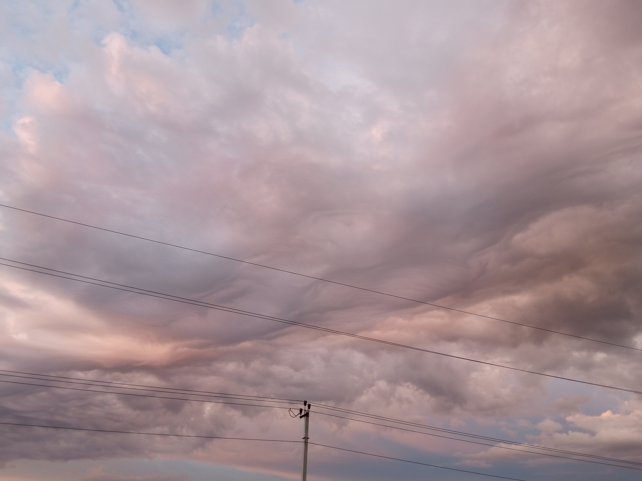 The sky above the gatchina - My, Clouds, Sky, Longpost