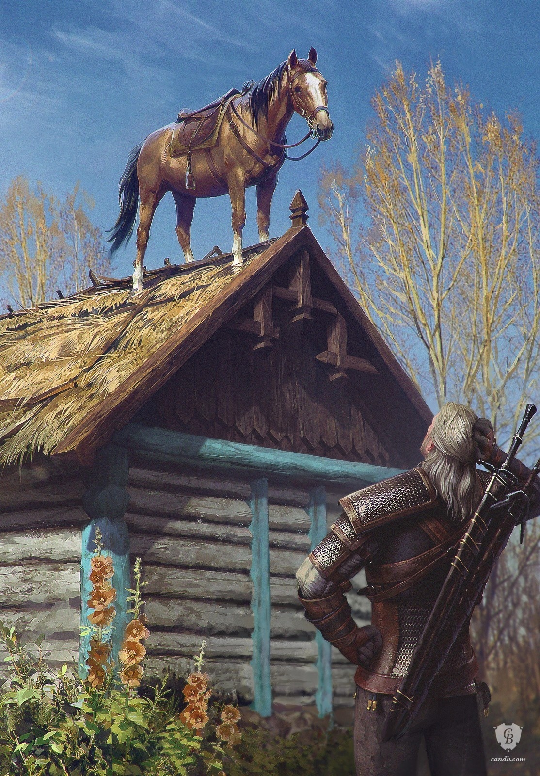 Roach, where did it take you? - Roach, Witcher, Red dead redemption 2, Horses, Humor, Video