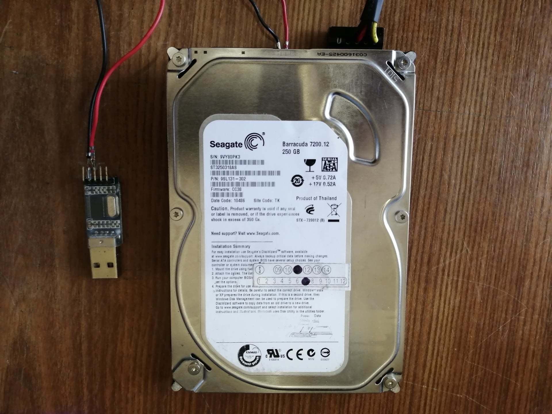 Seagate Barracuda hard drive repair case - My, Repair, HDD, Computer, Longpost