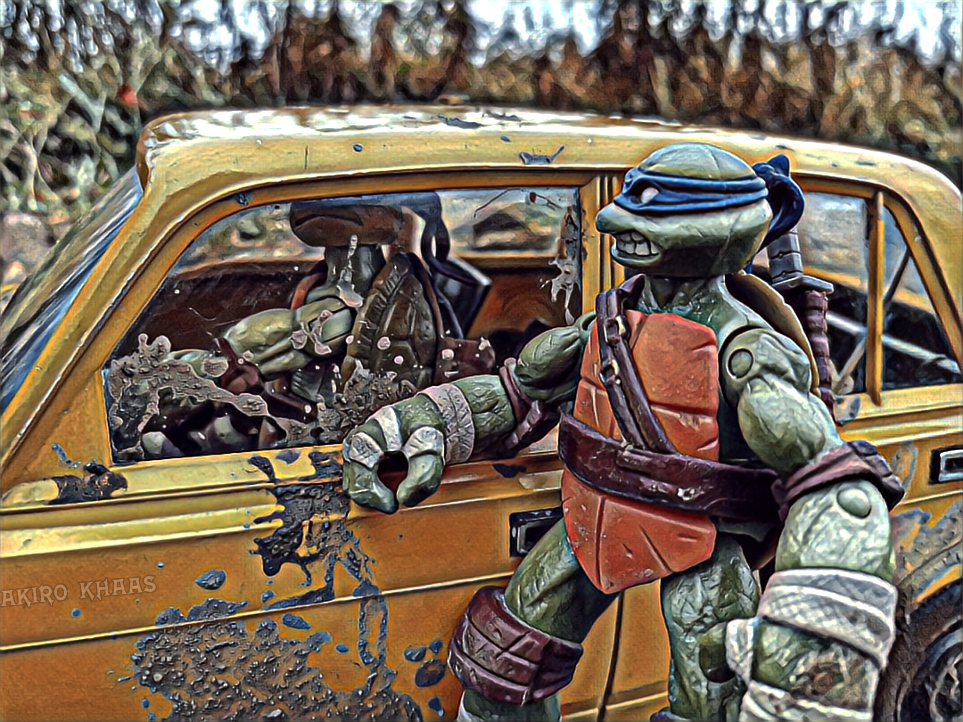 Very strange adventures of Teenage Mutant Ninja Turtles in Russia. Part 2 - My, Humor, Teenage Mutant Ninja Turtles, Retro, Nostalgia, Animated series, Comics, The photo, Picture with text, , Story, Фанфик, Russia, Creation, Funny, Art, In my mind, 80-е, To be continued, Longpost, Back in the 90s