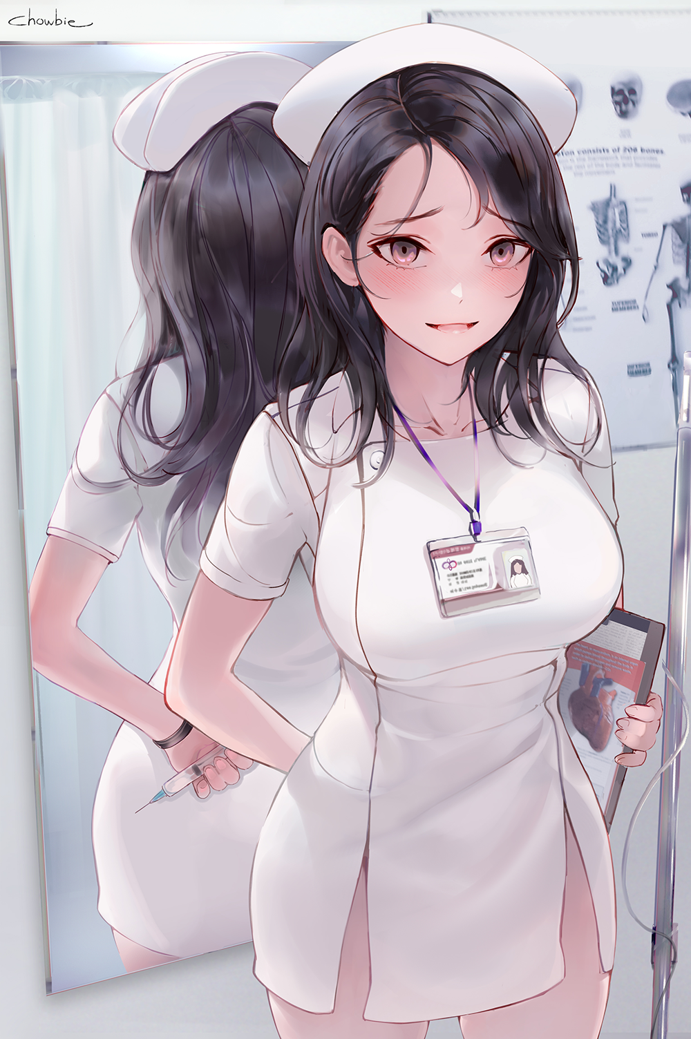 Nurses :o - Anime, Anime art, Anime original, Nurses, 2D, Girls, Chowbie, Longpost