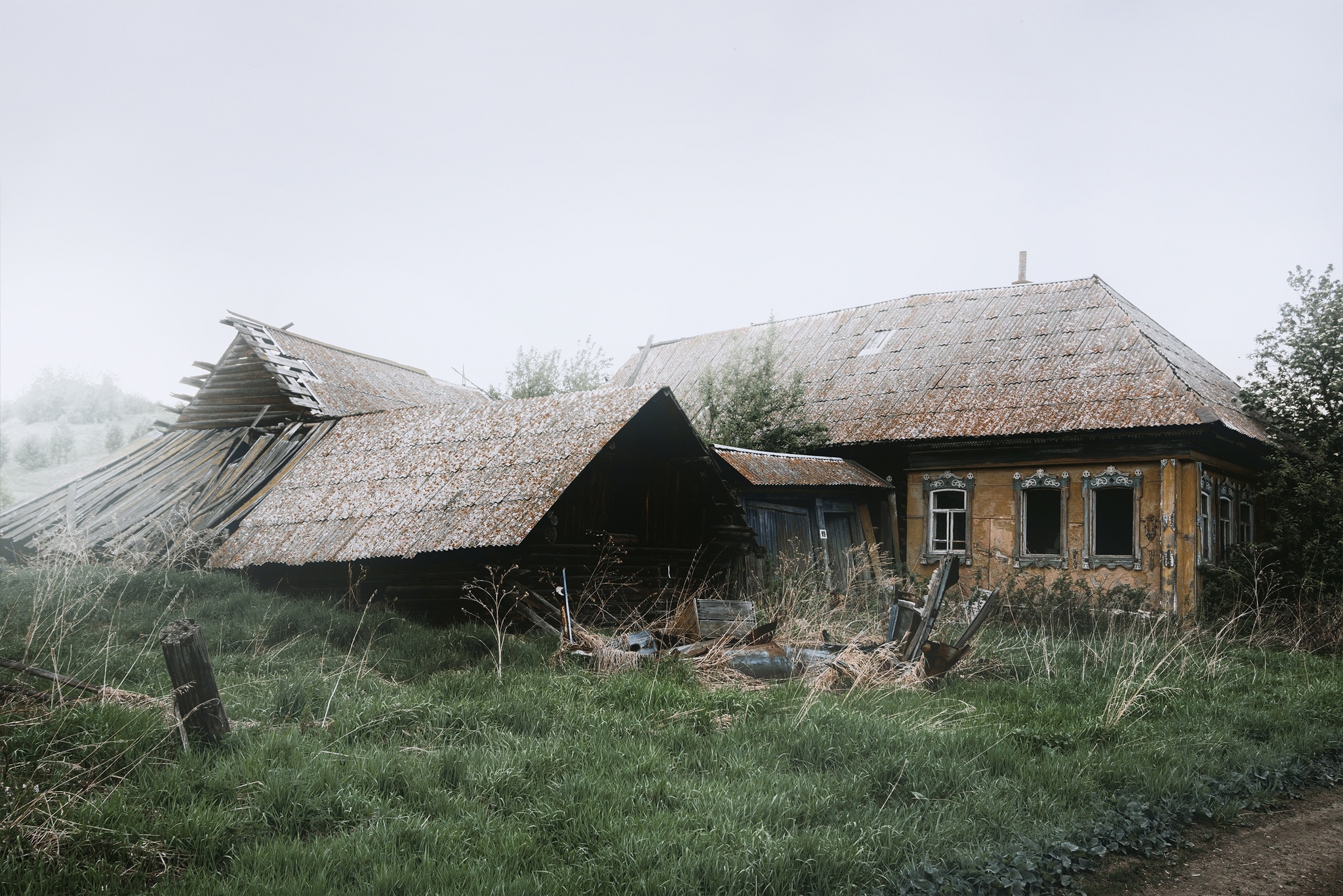 The Russian soul is dying in the outback - Abandoned house, Village, The nature of Russia, Travel across Russia, The photo, Longpost, Time, Past, Abandoned
