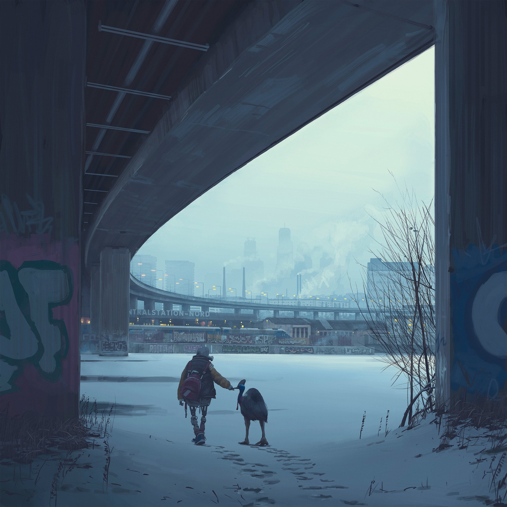 Пейзажи то Simon Stalenhag - Арт, Фантастика, Длиннопост, Подборка, Simon stalenhag