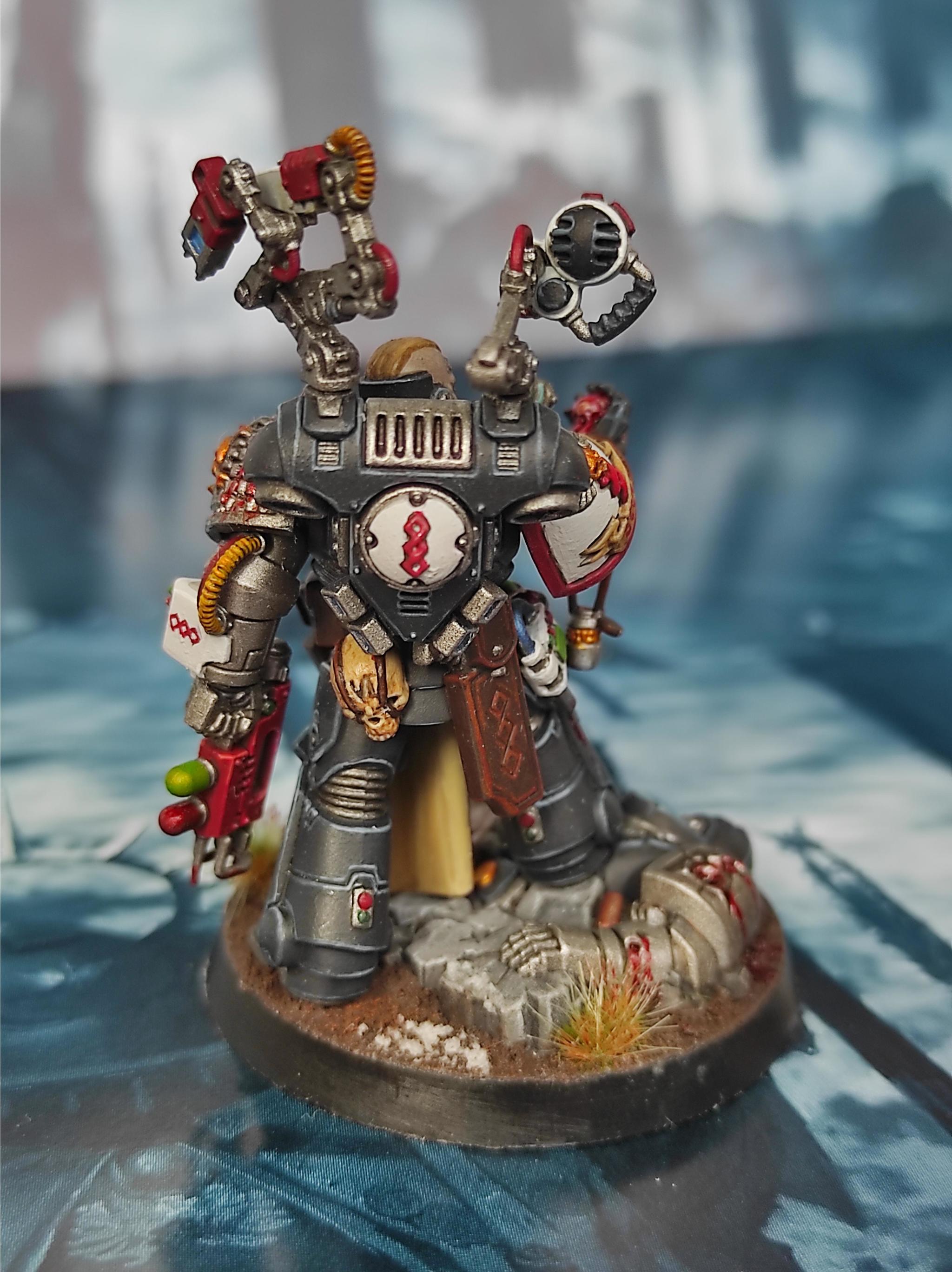 Deathwatch Primaris Apothecary - My, Warhammer, Warhammer 40k, Wh miniatures, Wh painting, Death Watch, Longpost