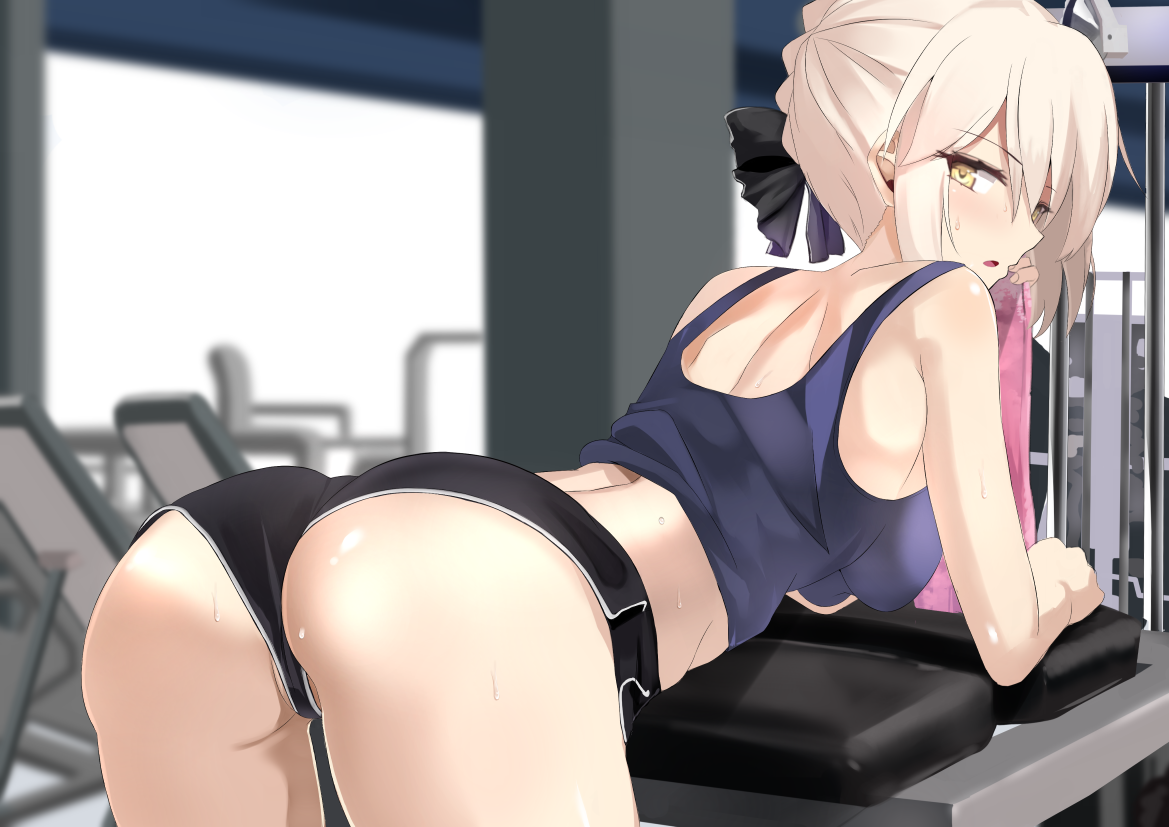 Saber Alter gym 2 - NSFW, Fate, Fate grand order, Saber alter, Anime, Anime art, Artoria pendragon