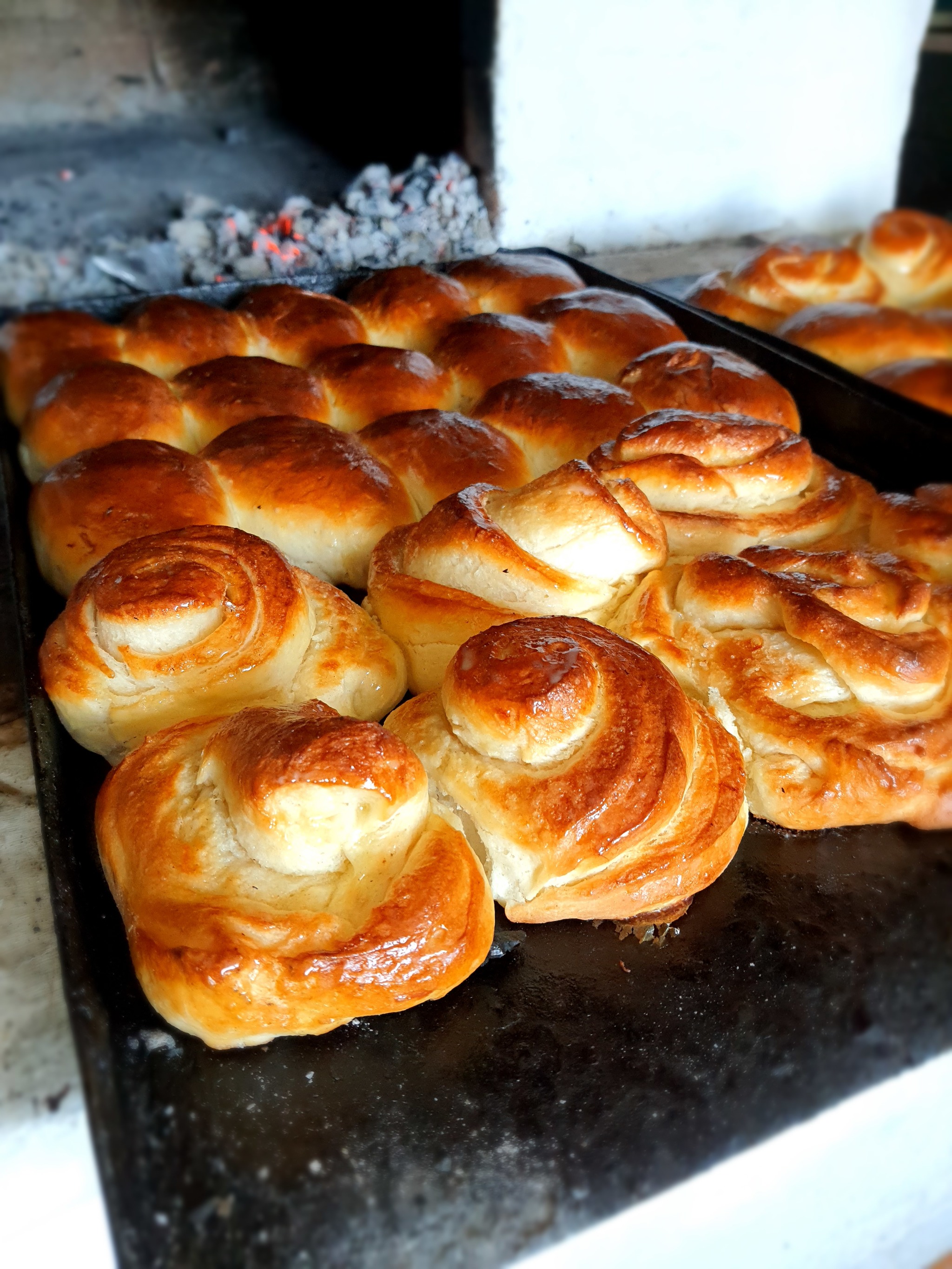 Russian oven pies - My, Village, Russian oven, Pies, Novgorod region, Longpost, Cooking, The photo