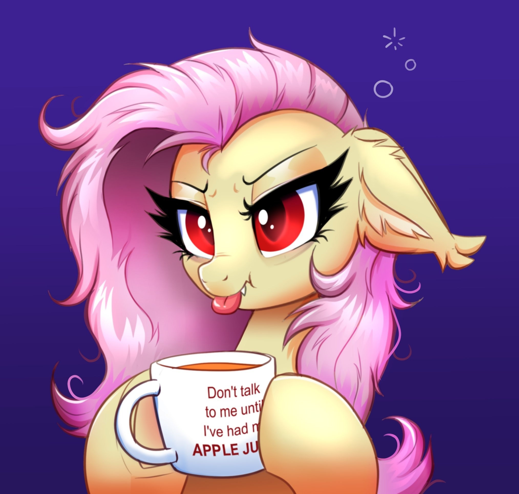 Morning - My little pony, Fluttershy, Flutterbat, Art, Fan art, PonyArt