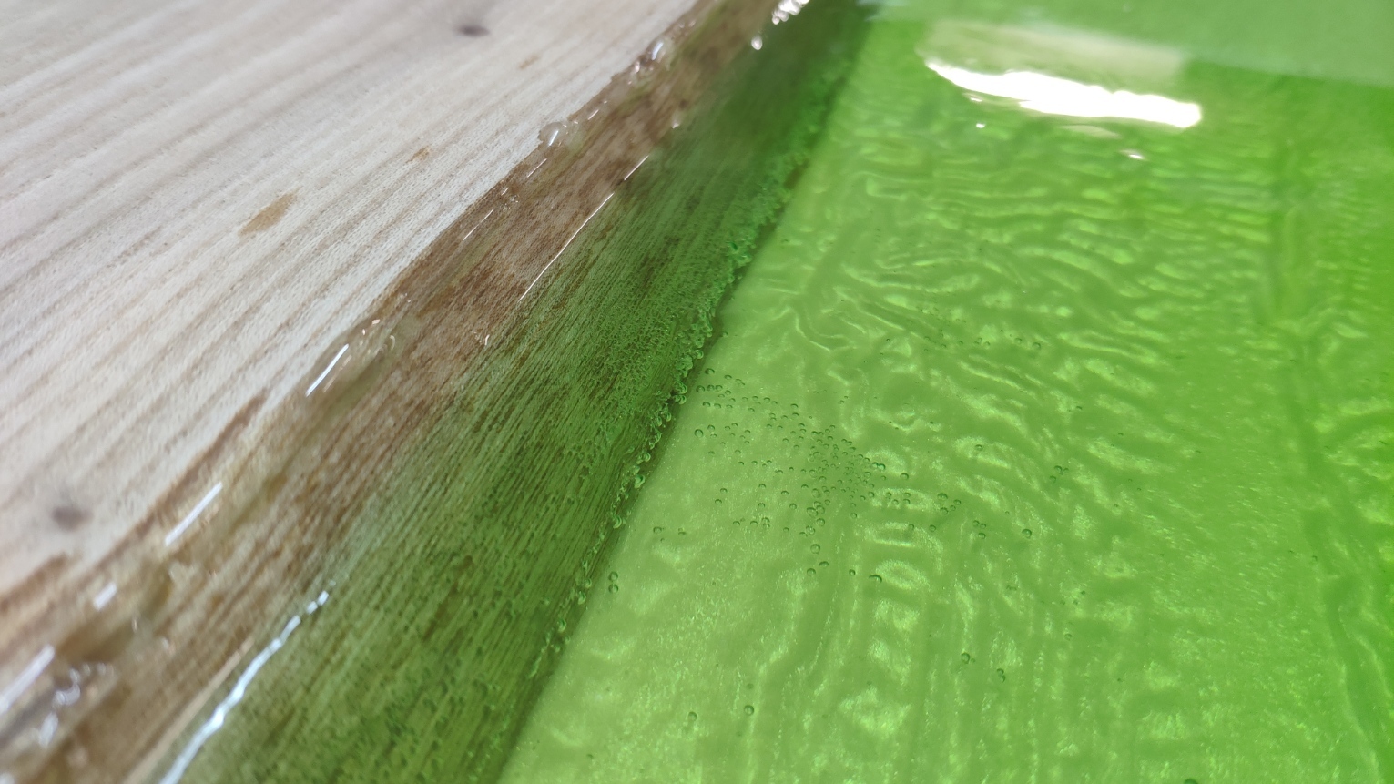How Volodka made the table-river - My, Longpost, Epoxy resin, Table-River, Error, Experience, Video