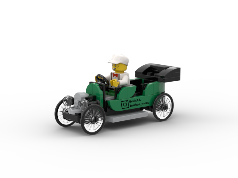 Как собрать машинку из Лего: кэдди