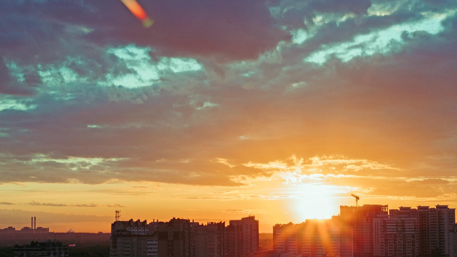 After a thunderstorm - My, Sunset, The photo, Summer, Clouds, Longpost, Balashikha