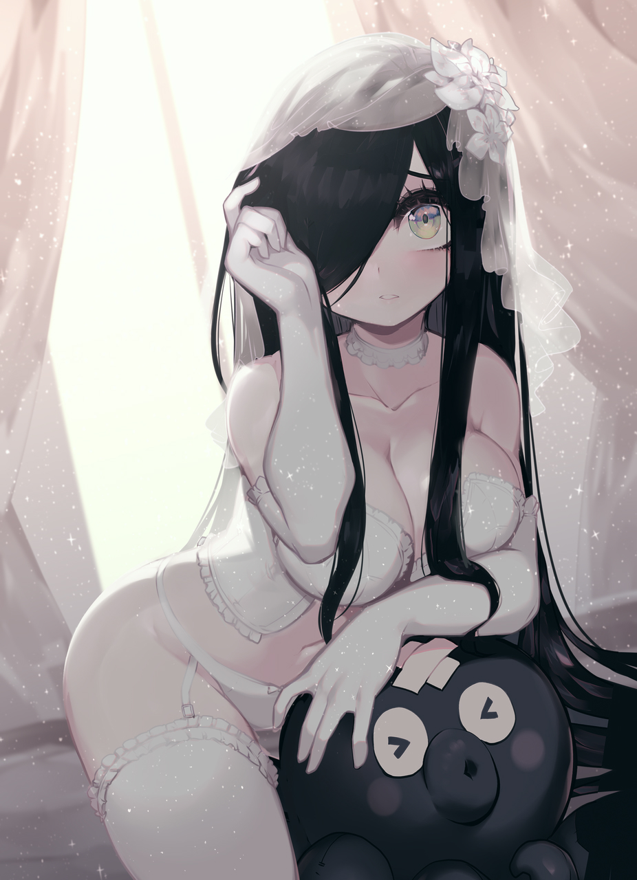 Bride Aria - NSFW, Anime, Anime art, Anime original, Parororo, Aria, Longpost, The crawling city, Aria Wintermint