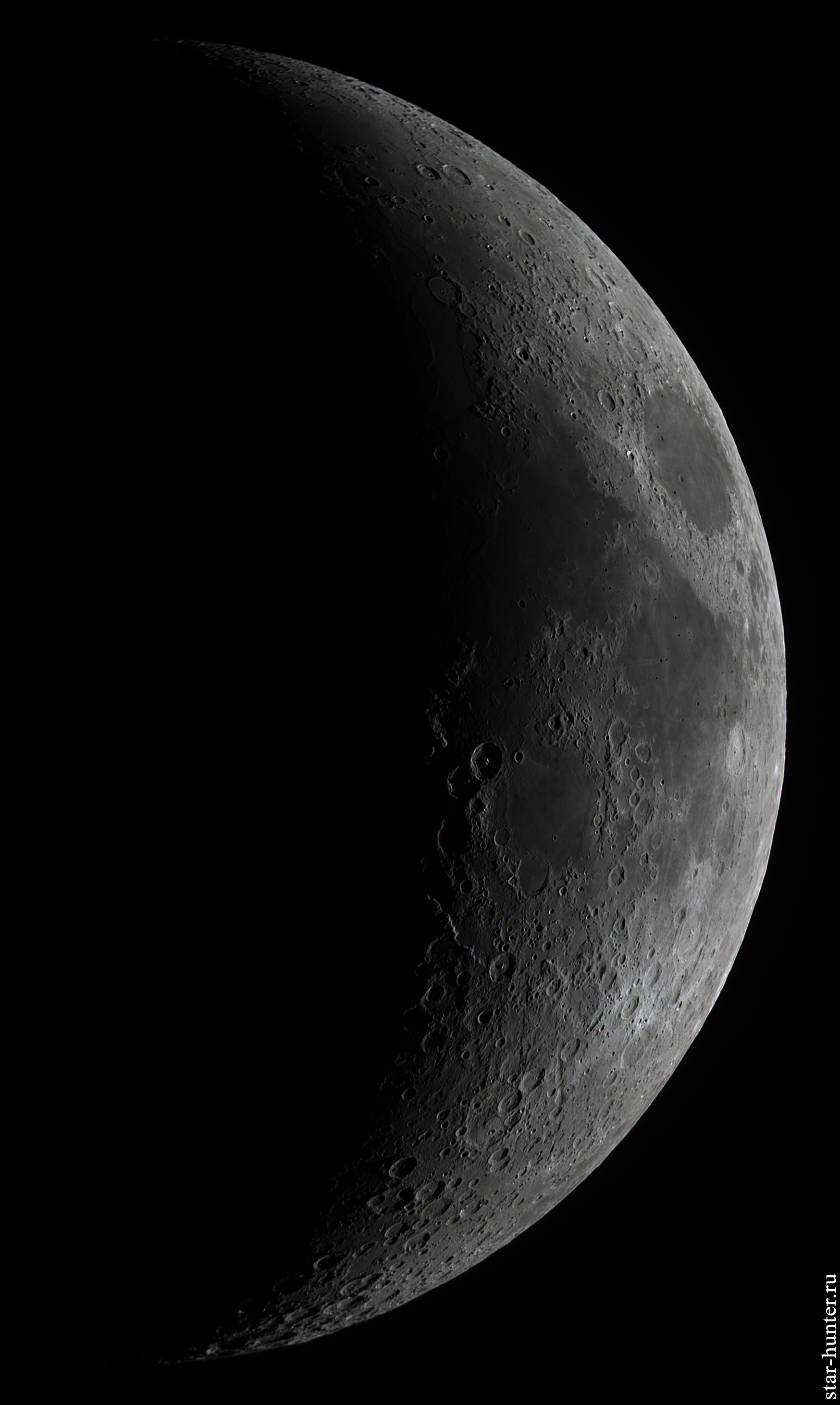 Moon, June 15, 2021, 20:54 - My, moon, Astrophoto, Astronomy, Space, Starhunter, Anapa, Anapadvor