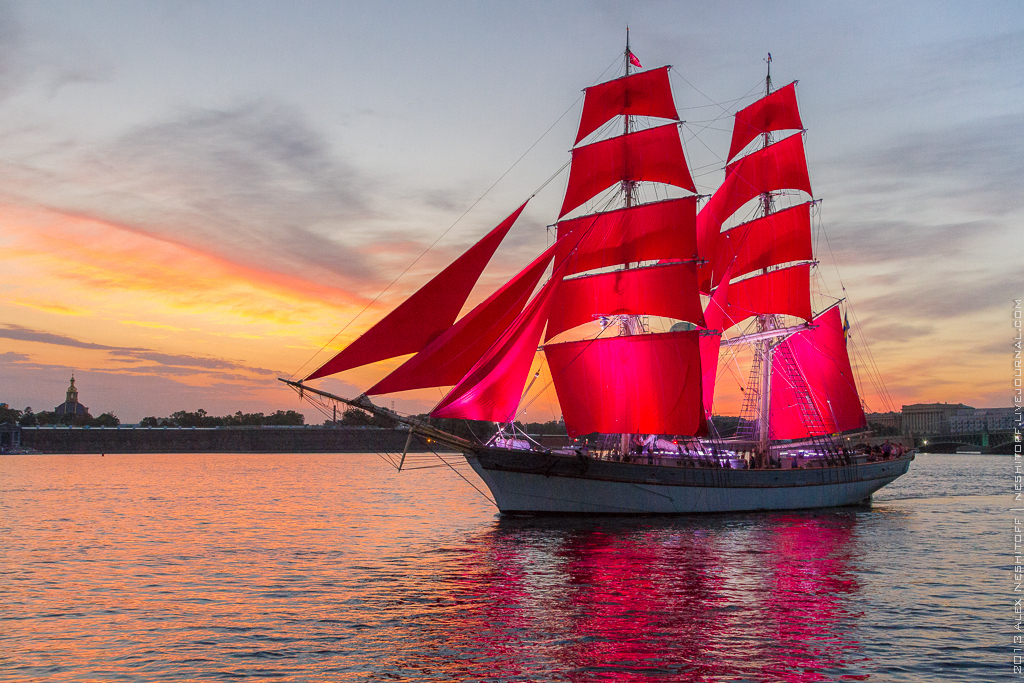 Rehearsal of the holiday of graduates Scarlet Sails in St. Petersburg - Joy, Scarlet Sails, Graduates, Longpost, Saint Petersburg