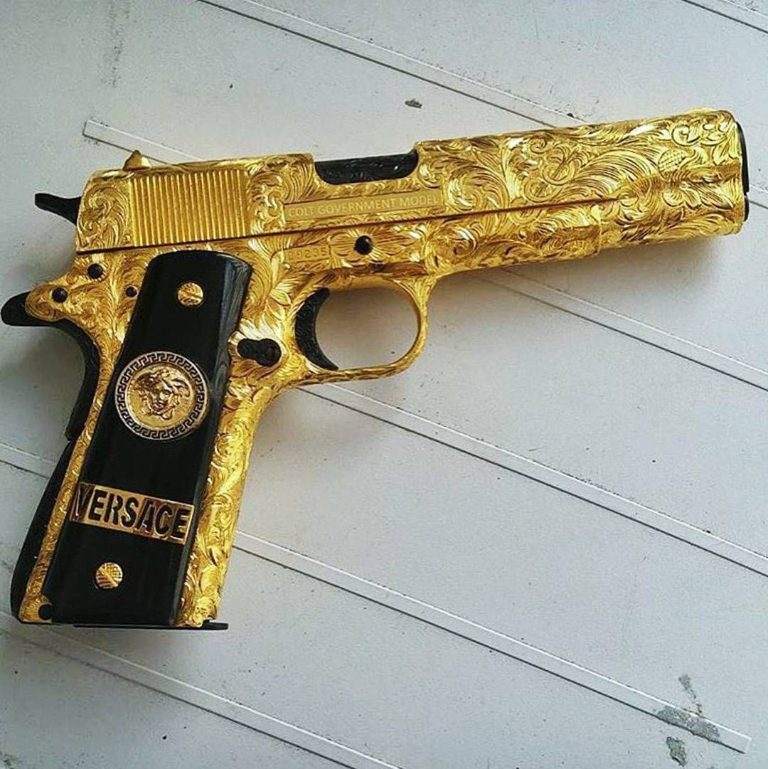 Golden guns of drug lords - Mexico, Pistols, Drug trade, Longpost