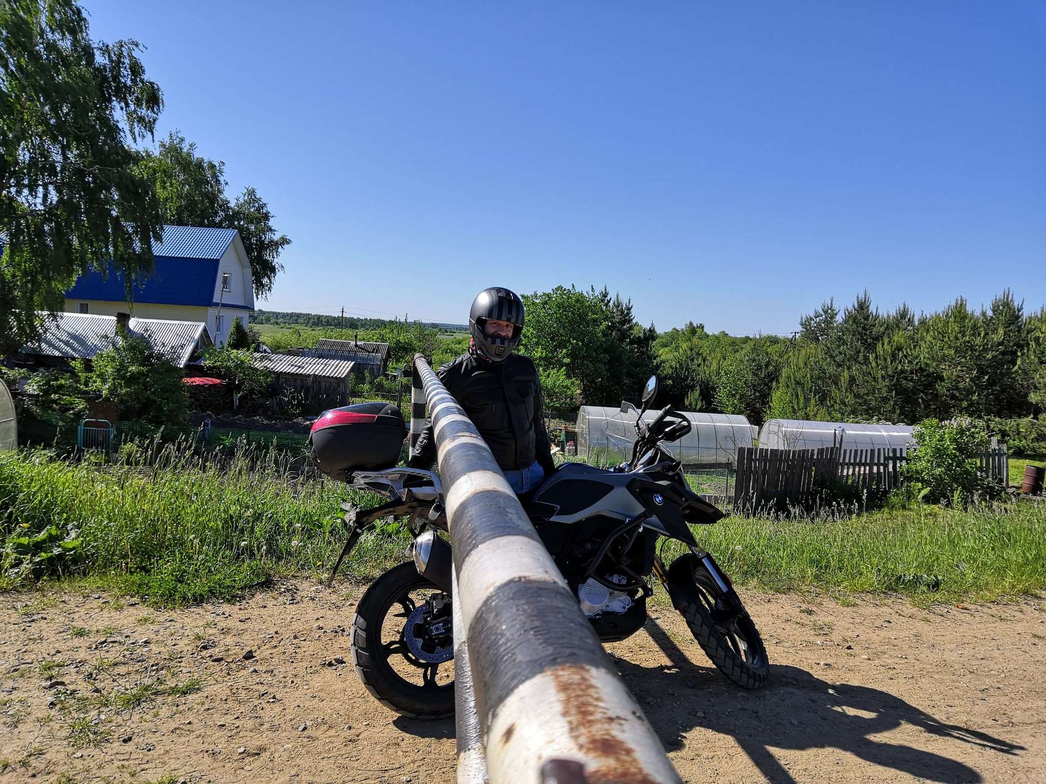 By the dam on a motorcycle - My, Moto, Travels, Kostroma, The photo, Longpost