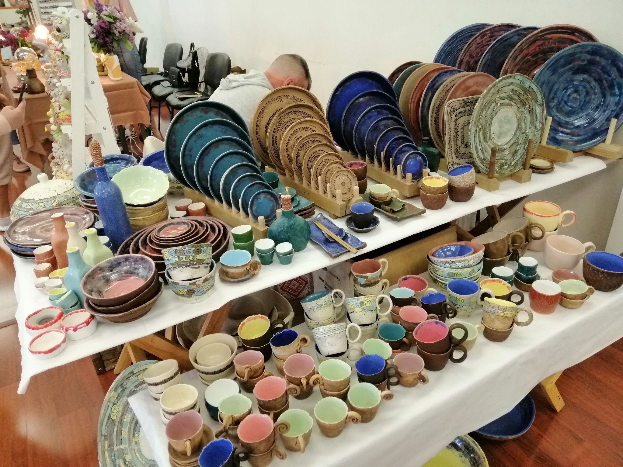 Ceramics market in Kyiv - My, Kiev, Fair, Ceramics, Longpost