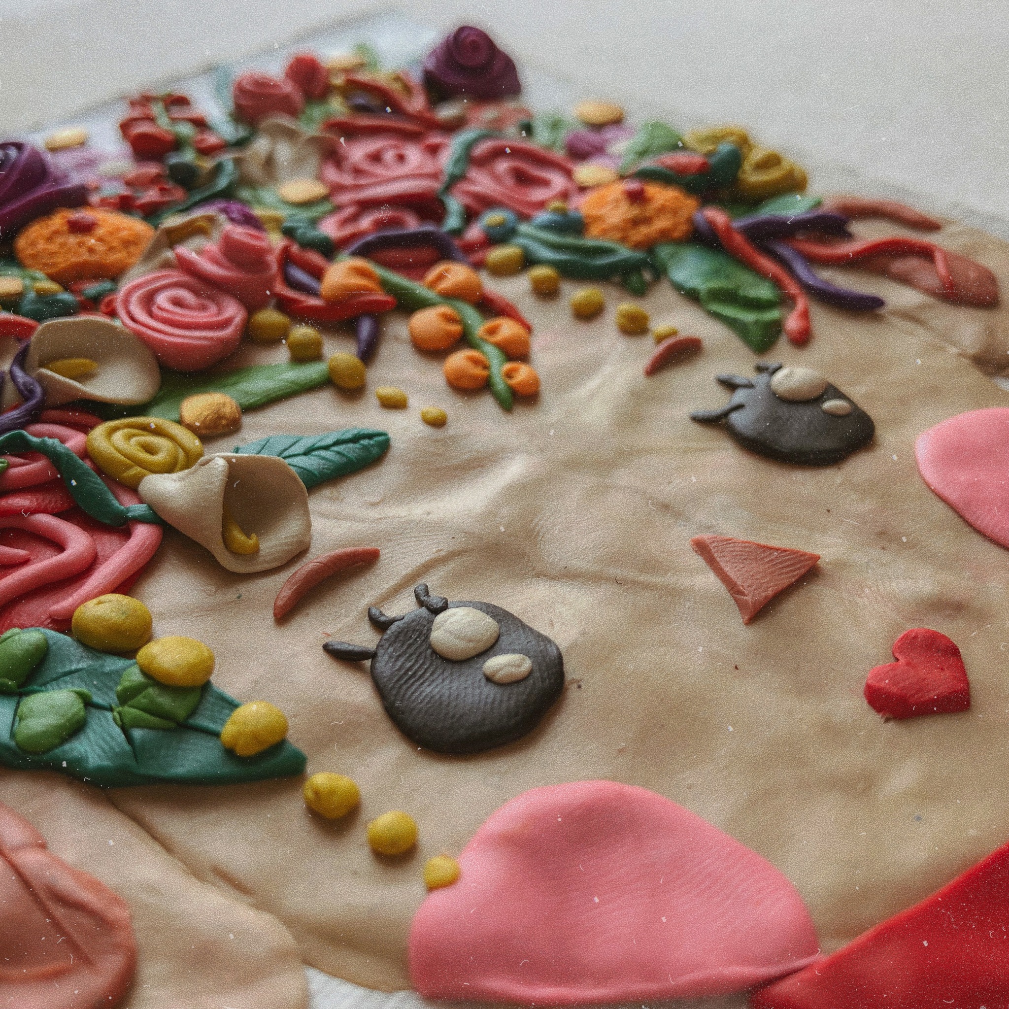 What can be created using children's plasticine - My, Needlework without process, Plasticine, Flowers, Crafts, Longpost