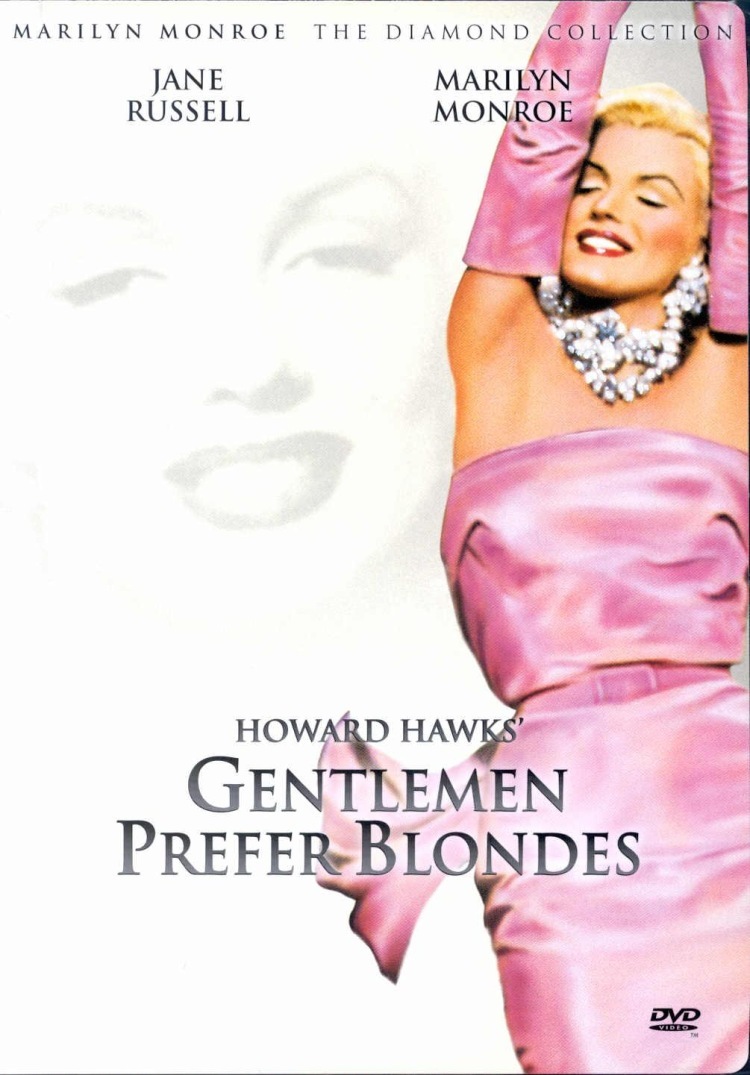 Marilyn Monroe - Cycle, Gorgeous, Marilyn Monroe, Actors and actresses, Celebrities, Blonde, 50th, 1953, , Movies, Hollywood, Musical, Comedy, USA, 20th century, Cinema, Gentlemen prefer blondes, Hollywood golden age, DVD, Cover