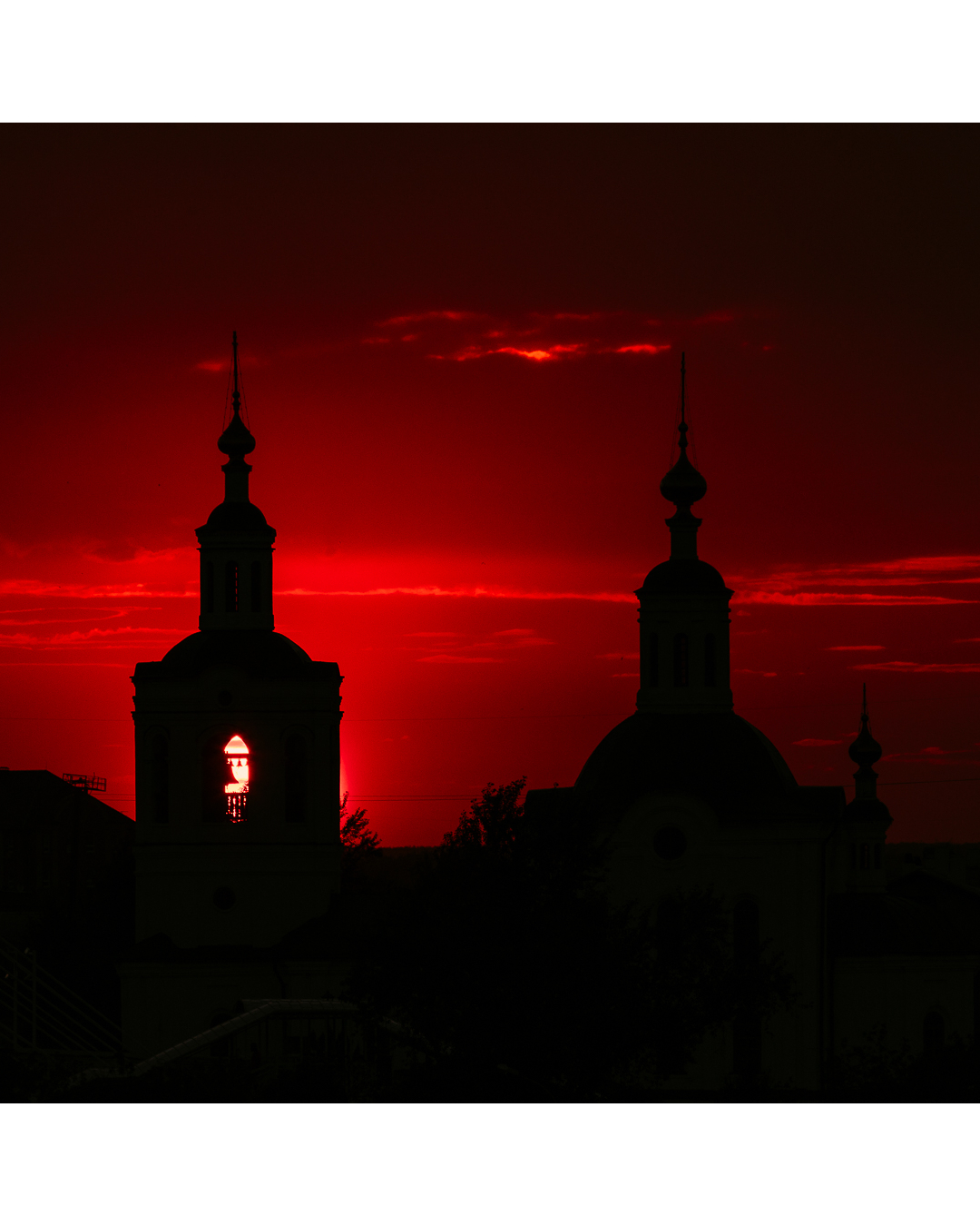 Городской закат - Моё, Закат, Фотография, Canon, Тюмень, Хочу критики, Длиннопост