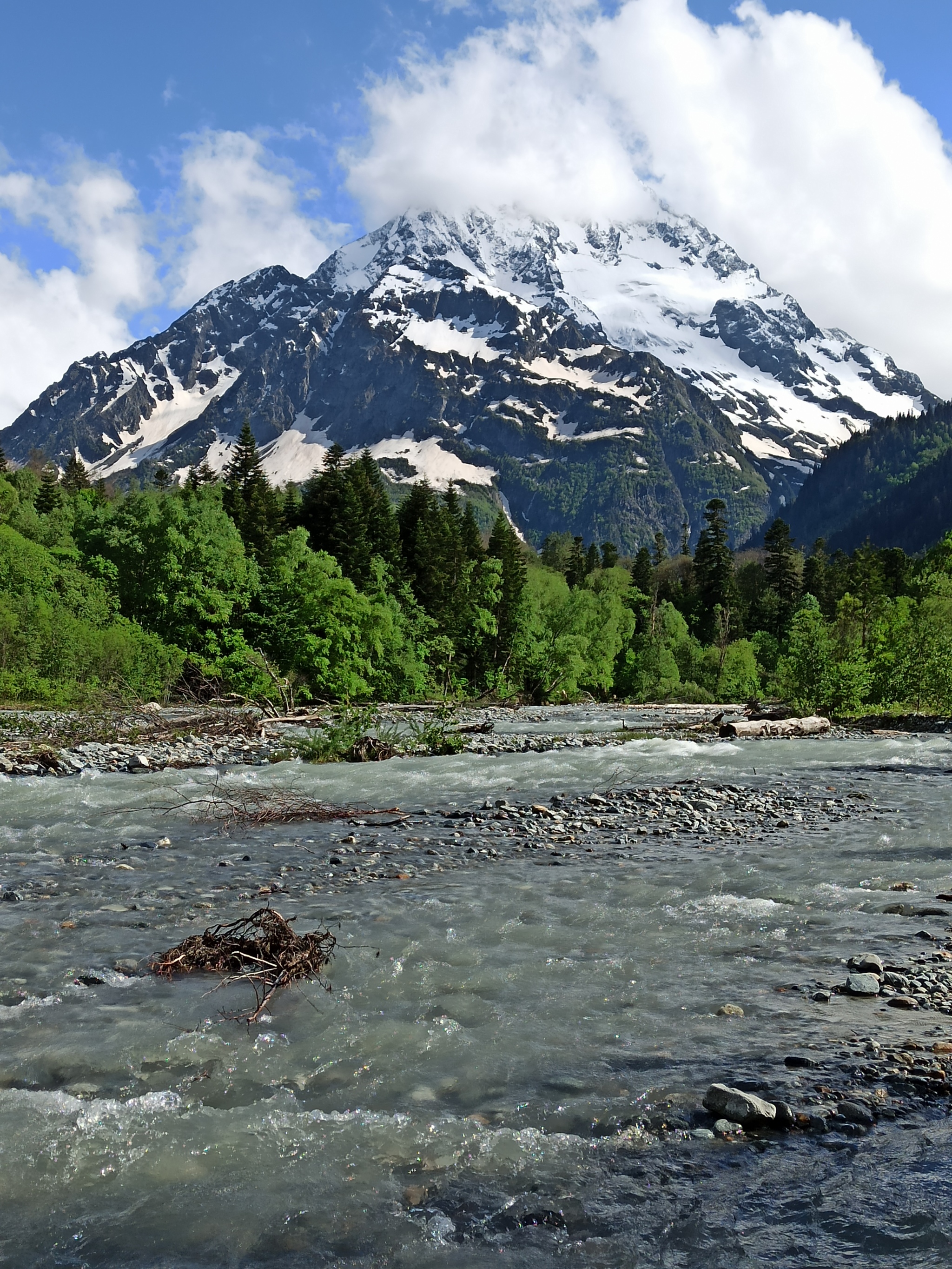 Mount Psysh - My, Caucasus, The mountains, beauty of nature, The nature of Russia, Travel across Russia, The photo