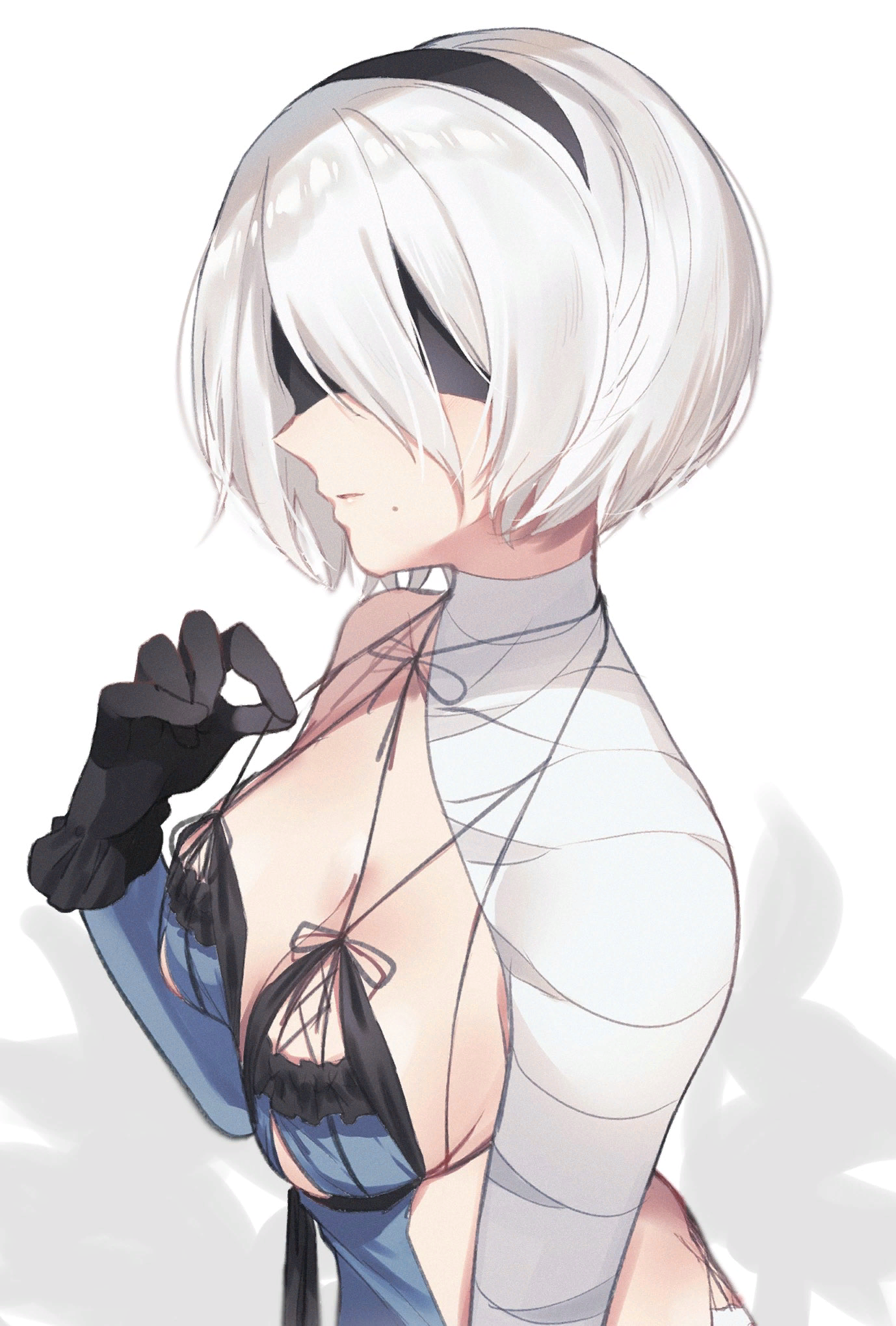 2B в одежде Кайнэ - NSFW, NIER Automata, NIER replicant, Yorha unit No 2 type B, Арт, Игры, Эротика