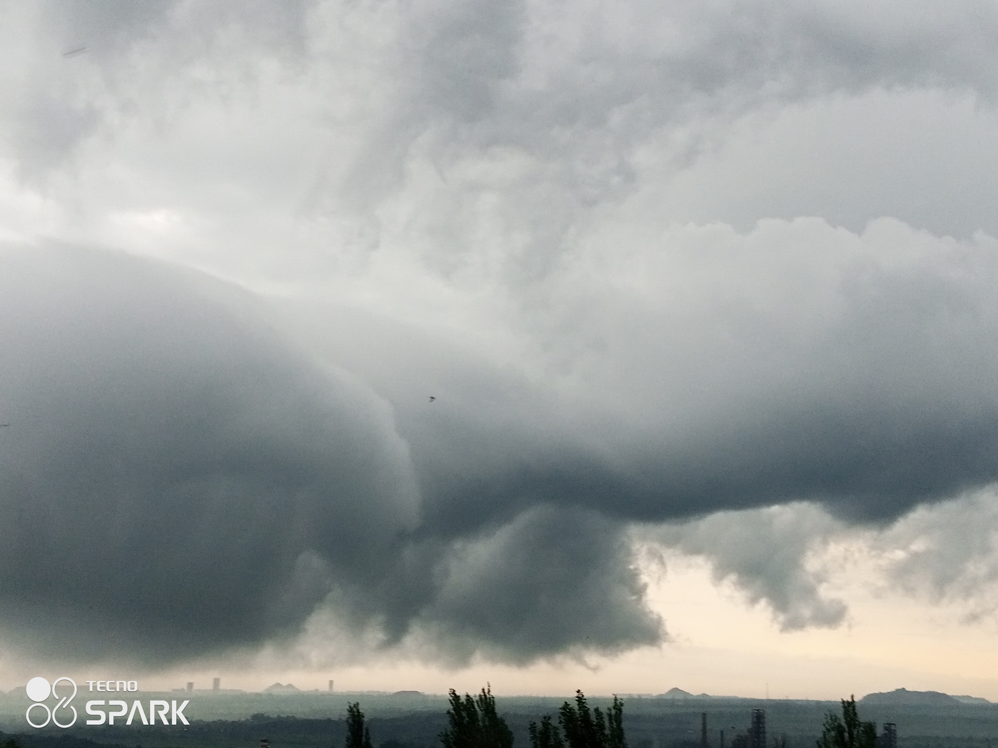 Just storm clouds - My, Bad weather, Thunderstorm, Nature, Rain, Donbass, Longpost