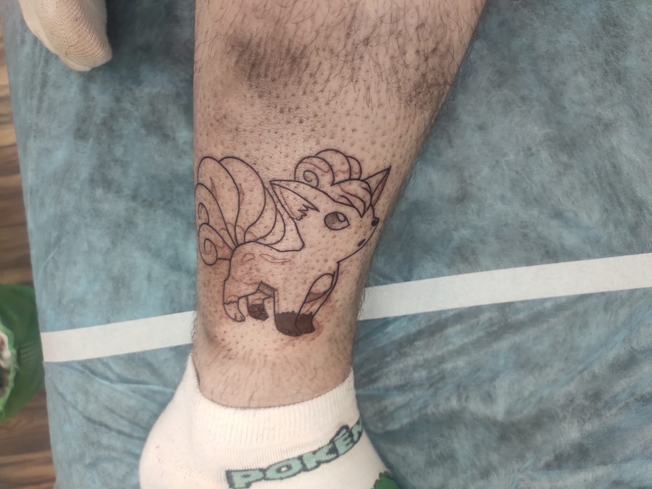 First tattoo - My, Tattoo, Pokemon, , Video, Longpost