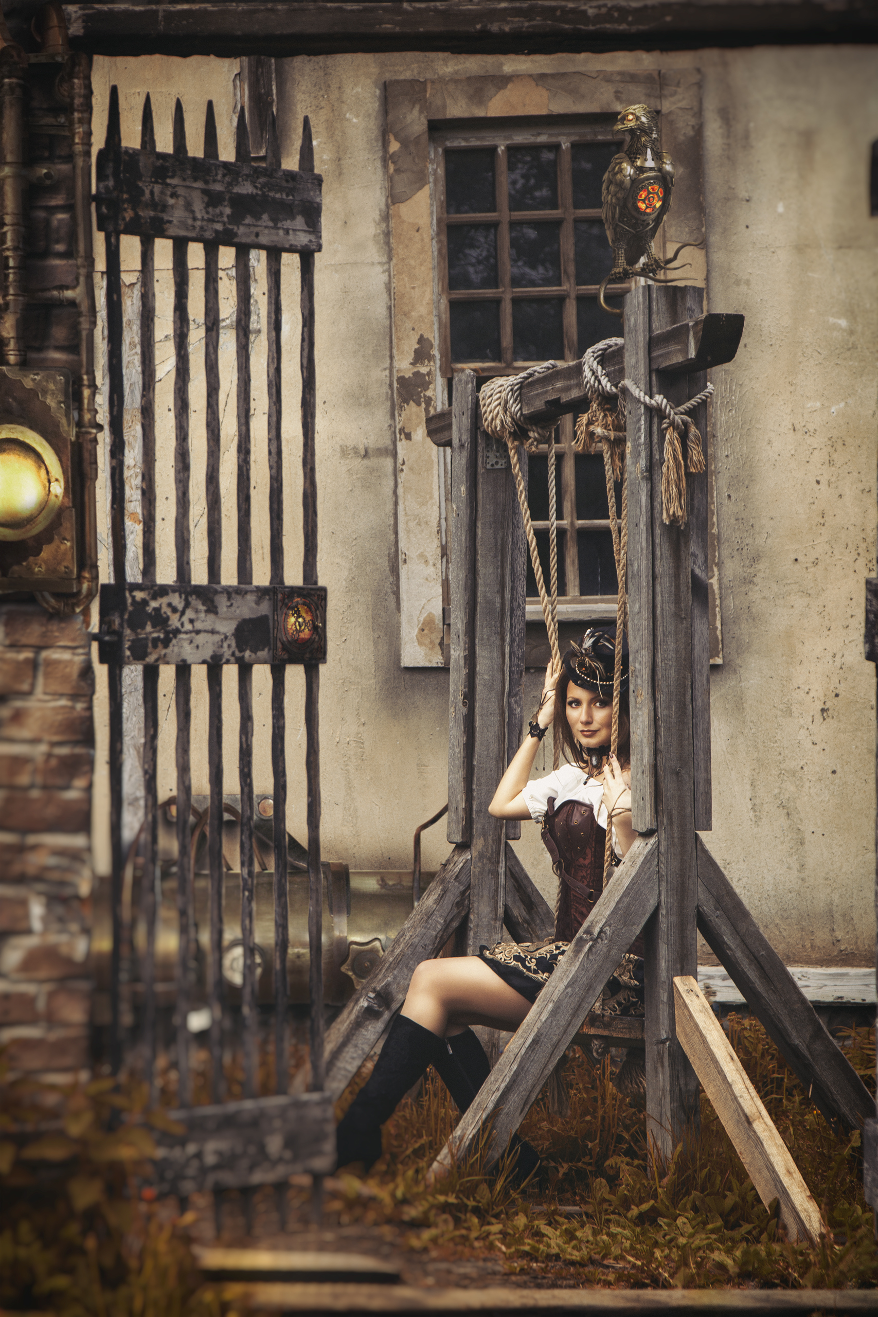 Steampunk cosplay - My, Cosplay, Steampunk, Costume, PHOTOSESSION, Longpost, Girls