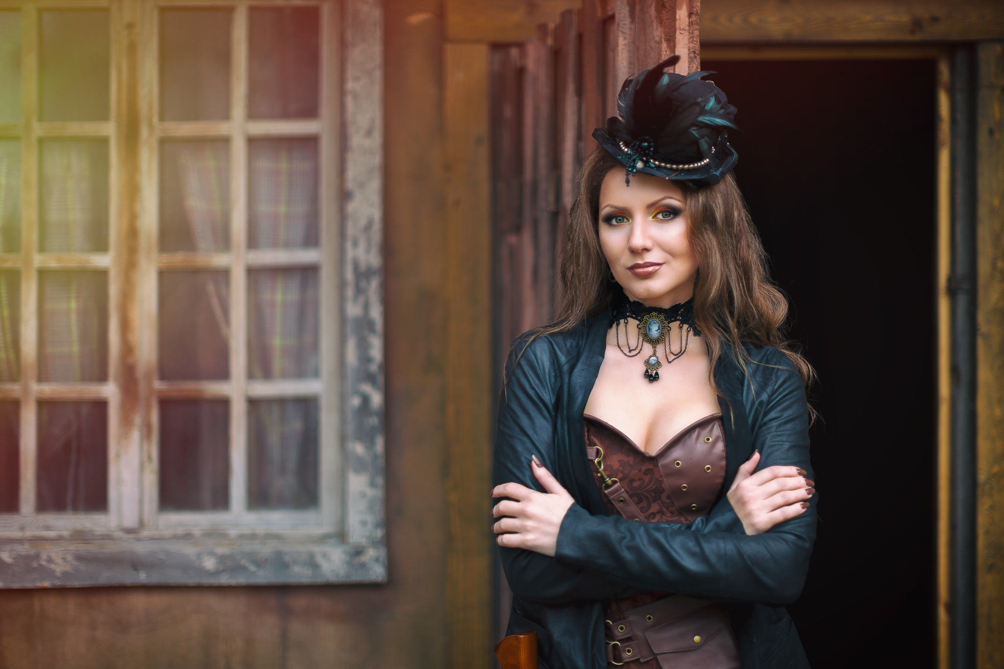 Steampunk cosplay - My, Cosplay, Steampunk, Costume, PHOTOSESSION, Longpost, Girls