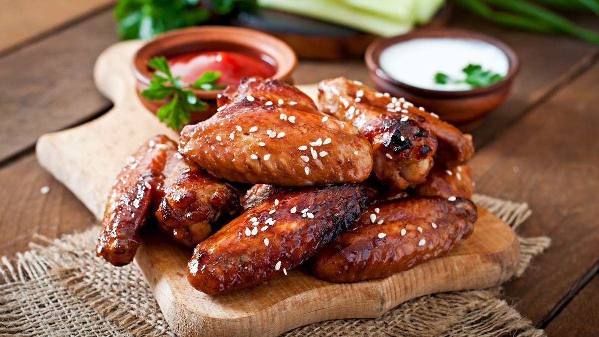 How to cook baked chicken wings in beer - My, Food, Preparation, Recipe, Longpost, Cooking