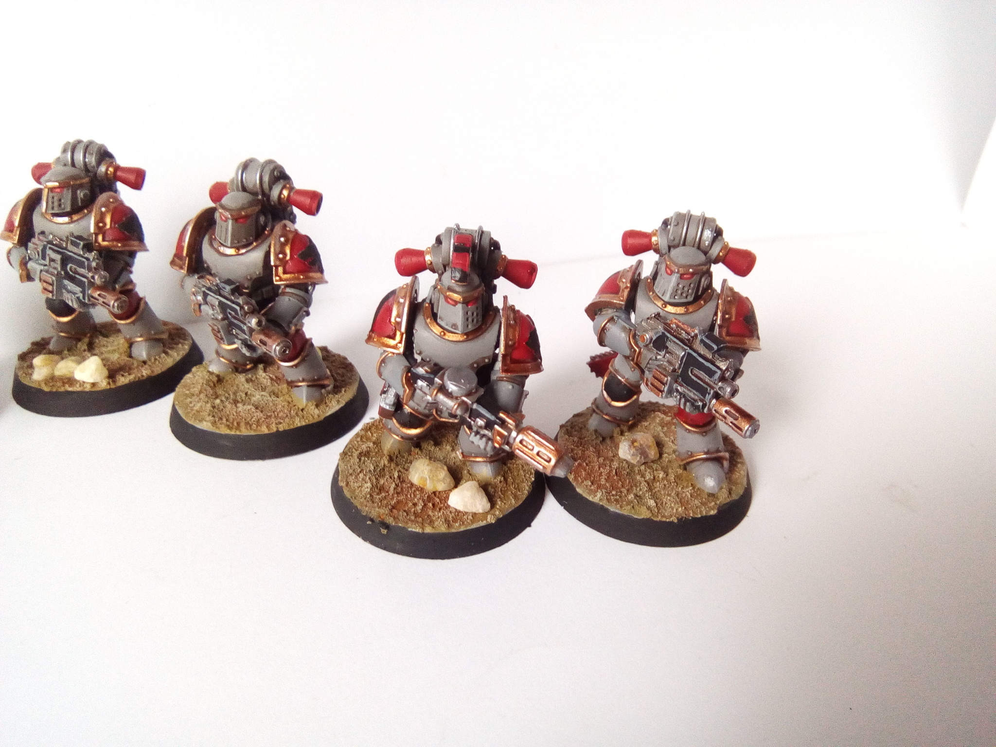 Space wolves veteran tactical squad - My, Warhammer, Warhammer 40k, Horus heresy, Space wolves, , Loyal Space marines, , Wh miniatures, Longpost