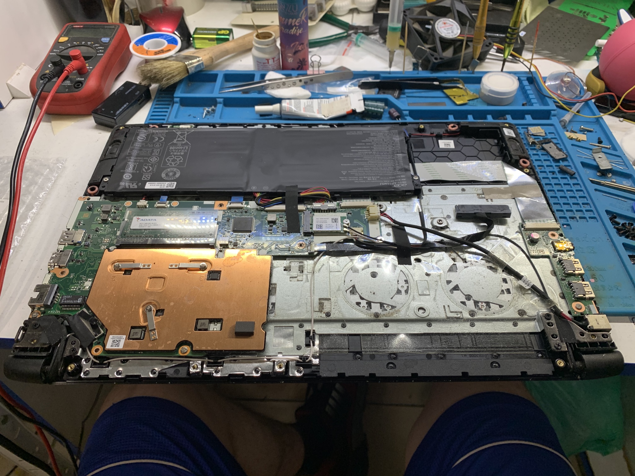 Easily recessed laptop - My, Repair, Repair of equipment, Notebook, Laptop Repair, Moisture, Oxidation, Oxides, Longpost