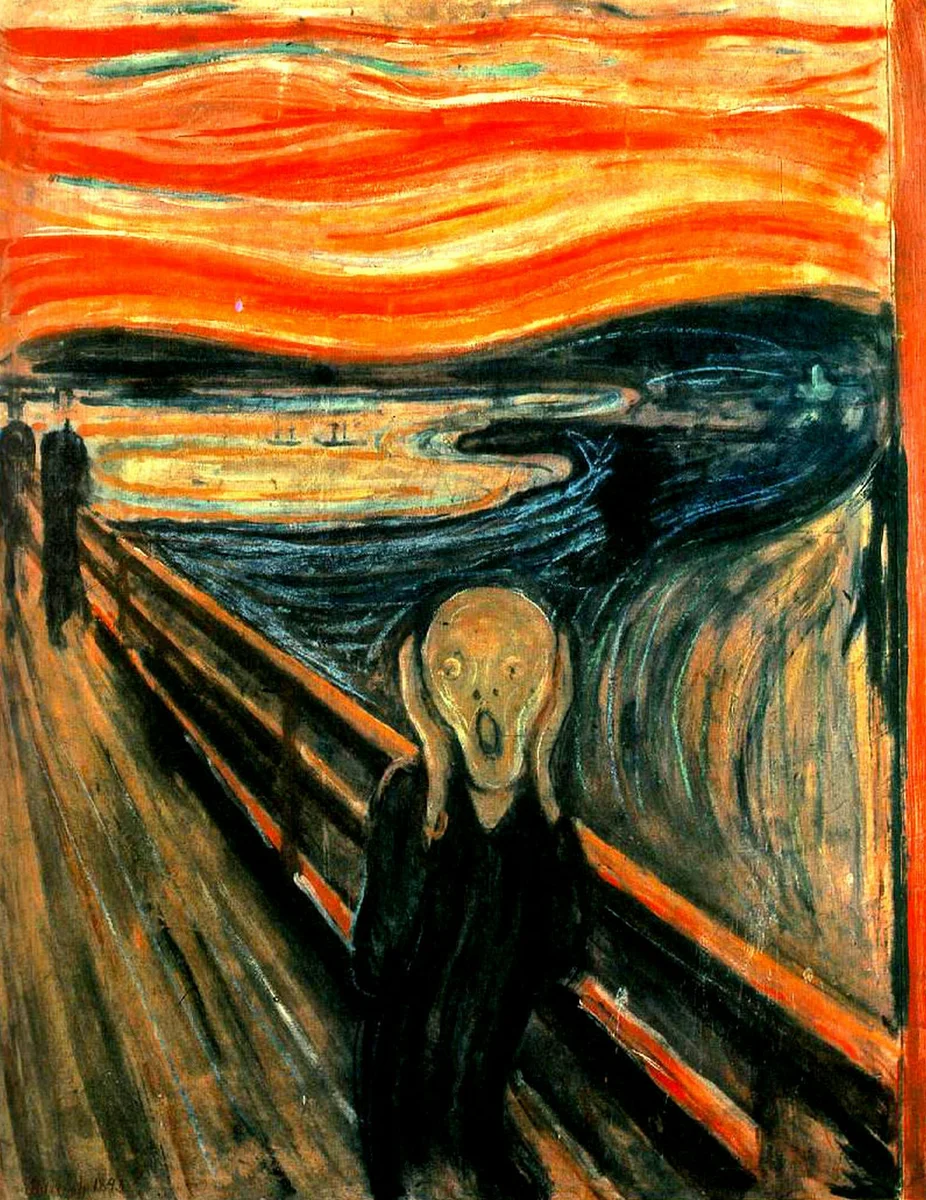 I really like the picture of Edvard Munch - scream - My, Artist, Edvard Munch, Scream, Painting
