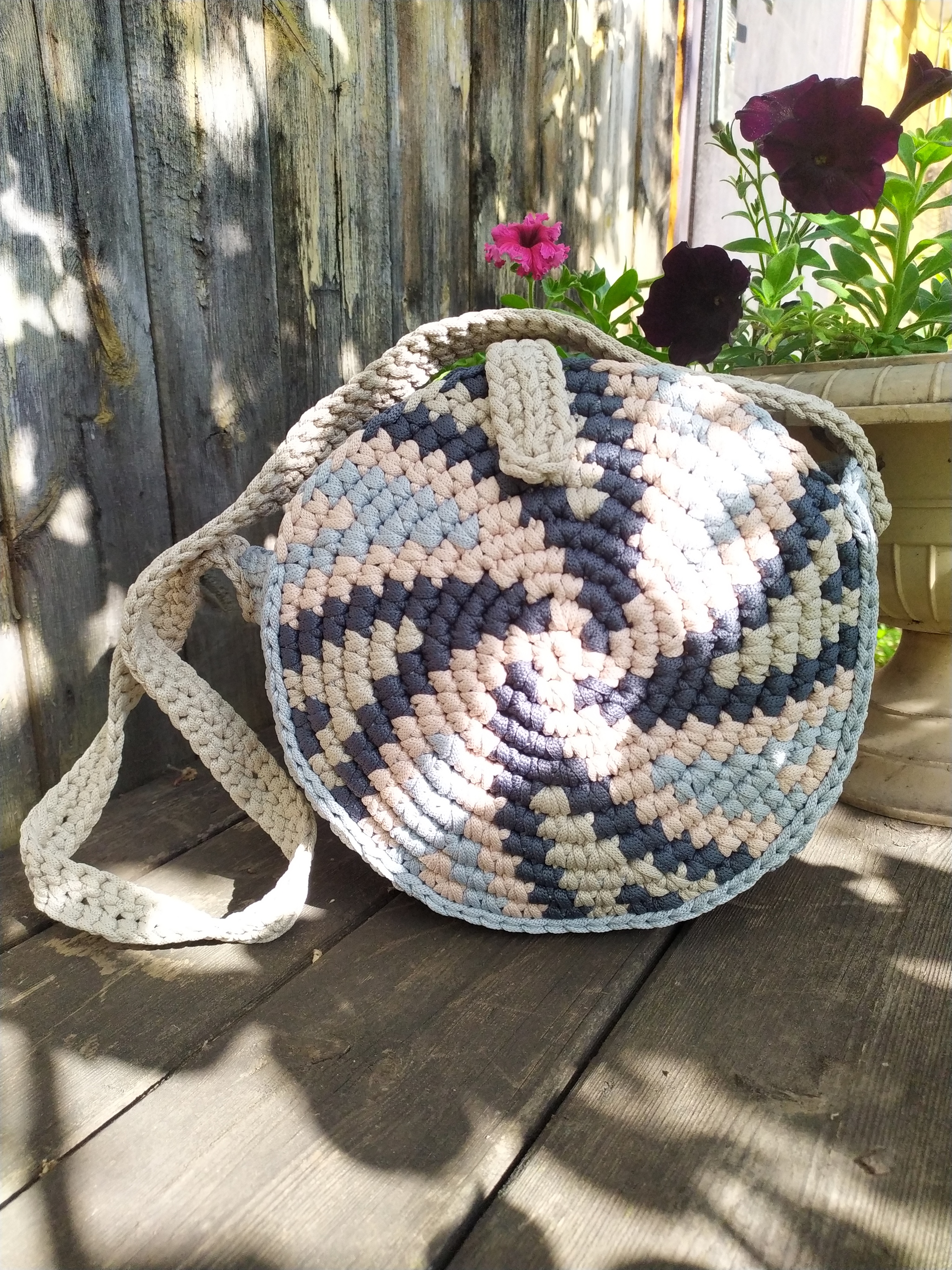 Reticule - My, Crochet, Сумка, Needlework without process, Longpost