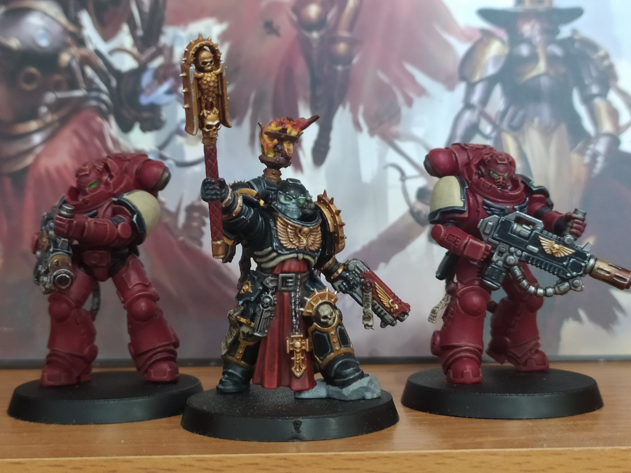 Blood crows in my performance - My, Wh miniatures, Warhammer 40k, Warhammer, Primaris space marines, , Blood ravens