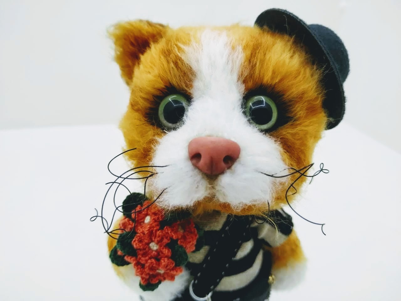 Kotyara - My, Amigurumi, Crochet, Needlework, Needlework without process, Knitted toys, Interior toy, cat, Longpost