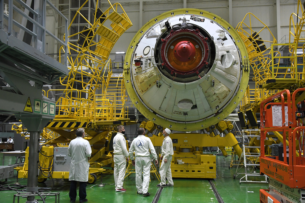 Nauka module docked with intermediate compartment - RKK Energy, Khrunichev Center, Roscosmos, ISS, Space, Technologies, Longpost