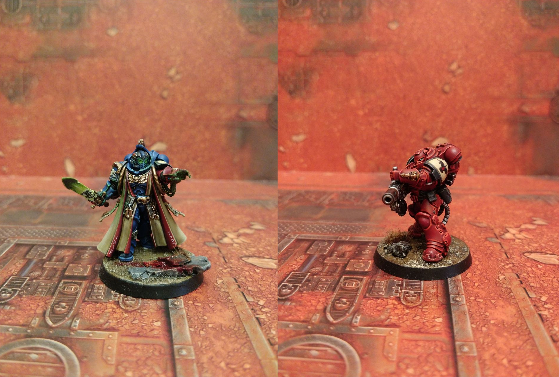 creative response - My, Warhammer, Warhammer 40k, Wh miniatures, Wh painting, Longpost, Blood ravens