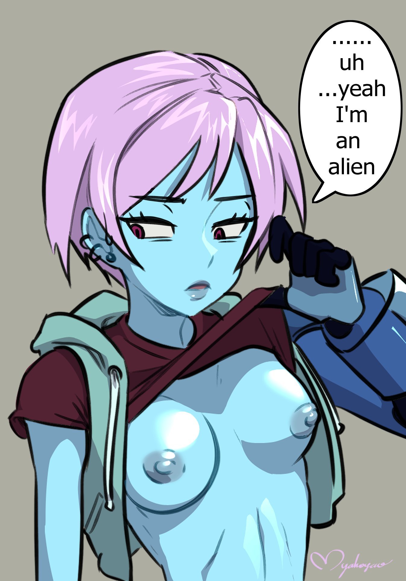 A bio-robot and human hybrid - NSFW, Rick and Morty, Aliens, Comics, Longpost, Mr. Misix