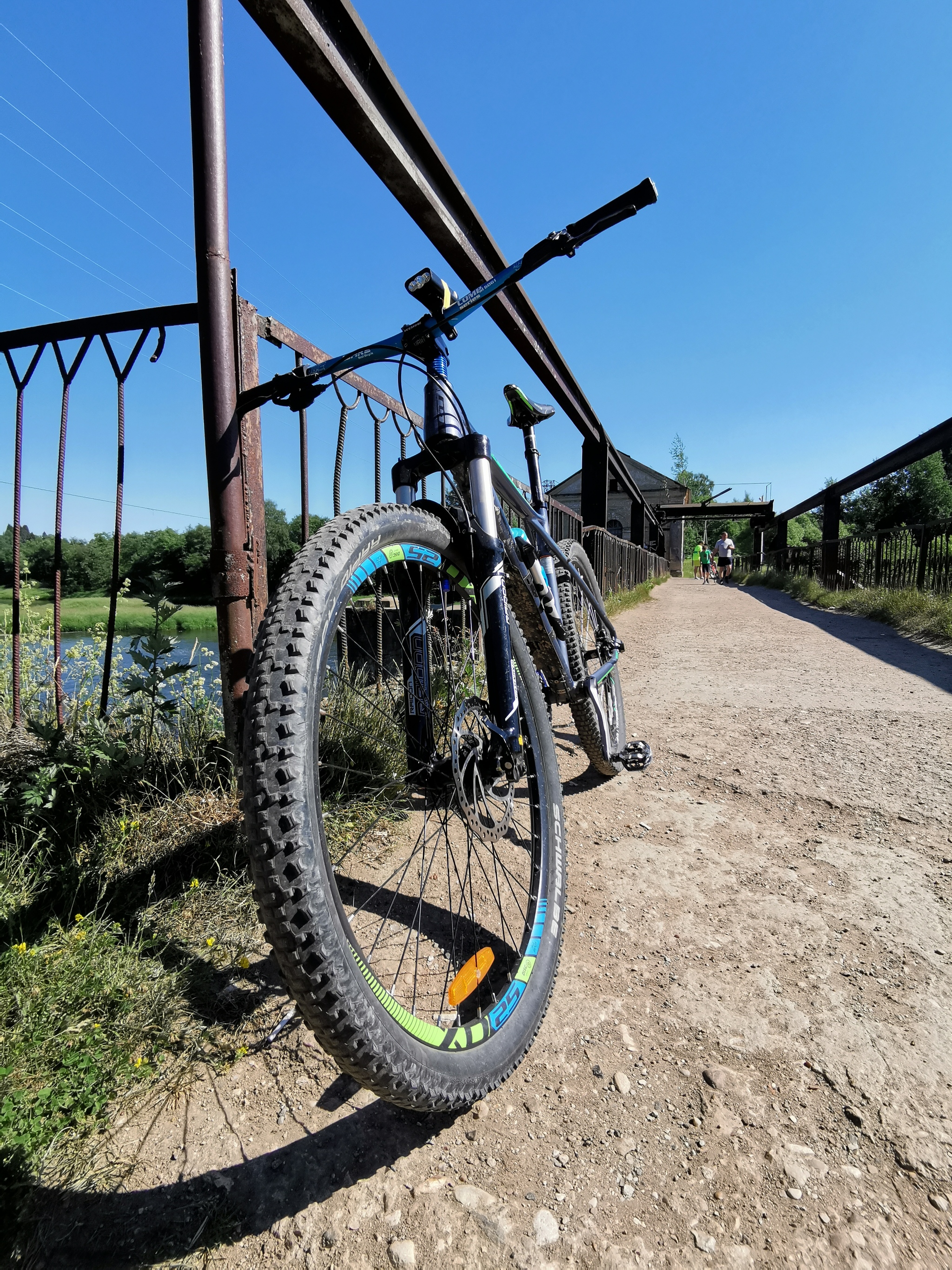 A trip to the Gorbovskaya HPP is: - My, A bike, Bike ride, Moscow region, Mobile photography, The photo, River, Nature, Longpost