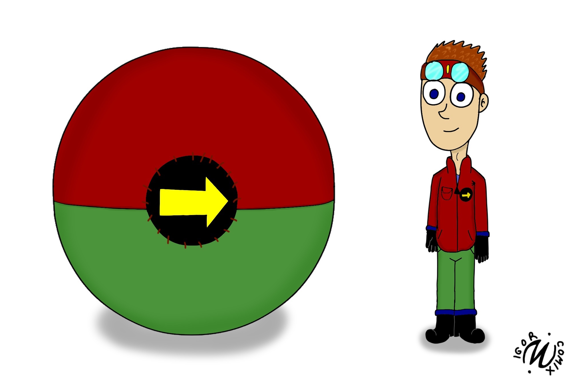 I decided to present pokeballs so that it was clear what kind of character is inside! - My, Pokemon, Pokeball, Art, Digital, Characters (edit), Fictional characters, Longpost