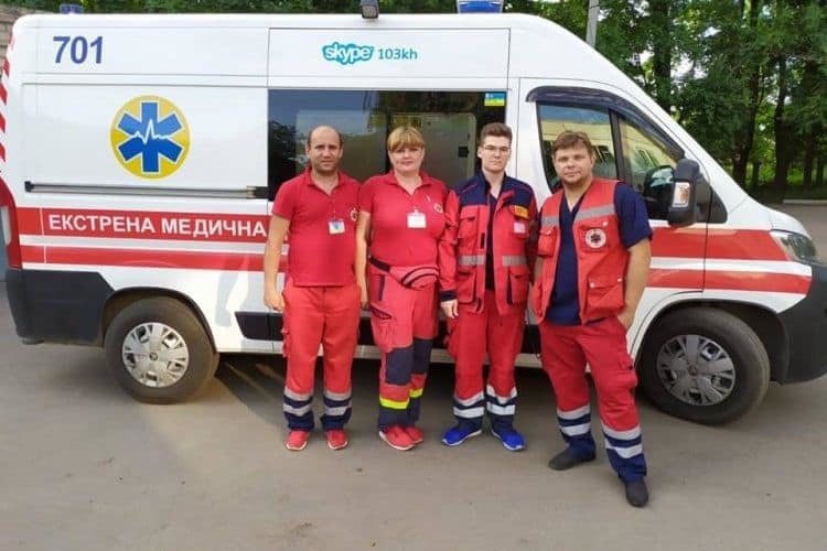 In the Kharkiv region, doctors resuscitated a man in a state of clinical death - Kharkov, Ambulance, Resuscitation, The rescue, Doctors, Clinical death