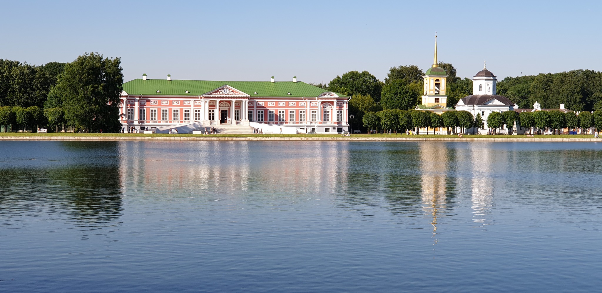 Museum Estate Kuskovo - My, Longpost, The park, Manor, , Heat, Mobile photography, Evening, Sunset, Moscow, , sights