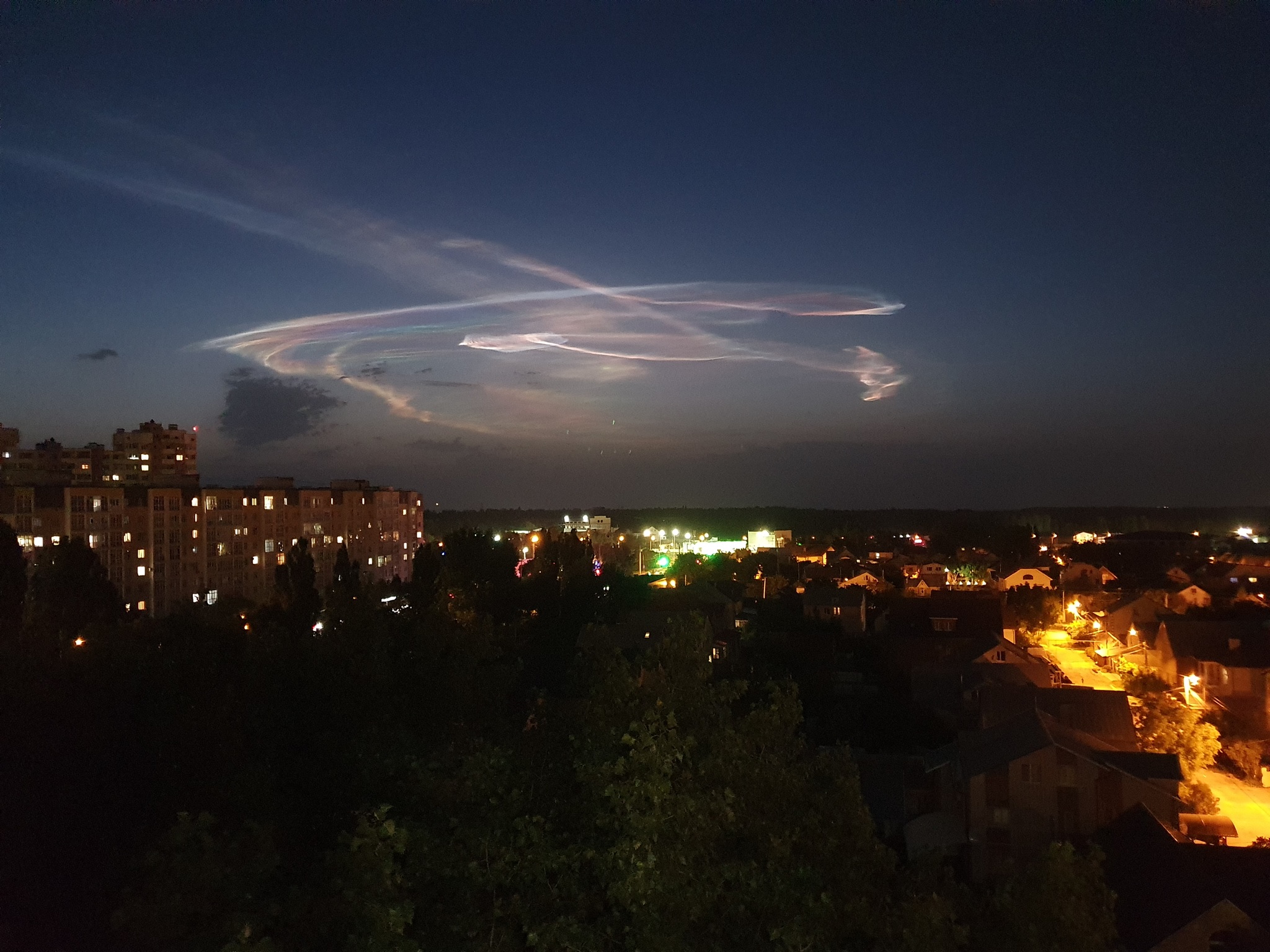 Natural phenomenon? - My, Mobile photography, Stavropol, Clouds, Atmospheric phenomenon, Natural phenomena, Longpost