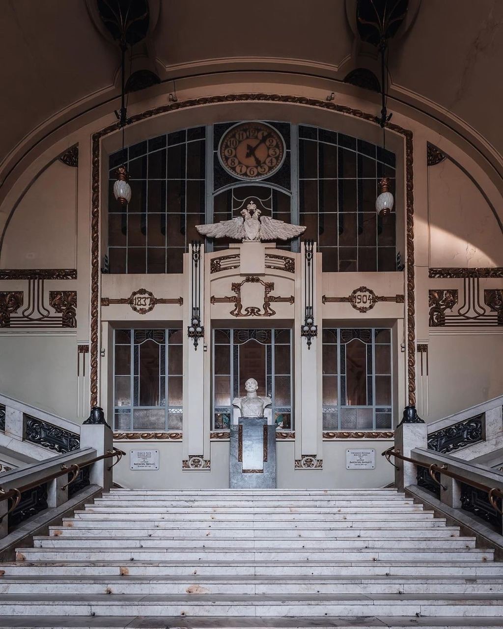 Interiors of Vitebsky railway station, St. Petersburg - Architecture, Vitebsk railway station, Saint Petersburg, Video, Longpost