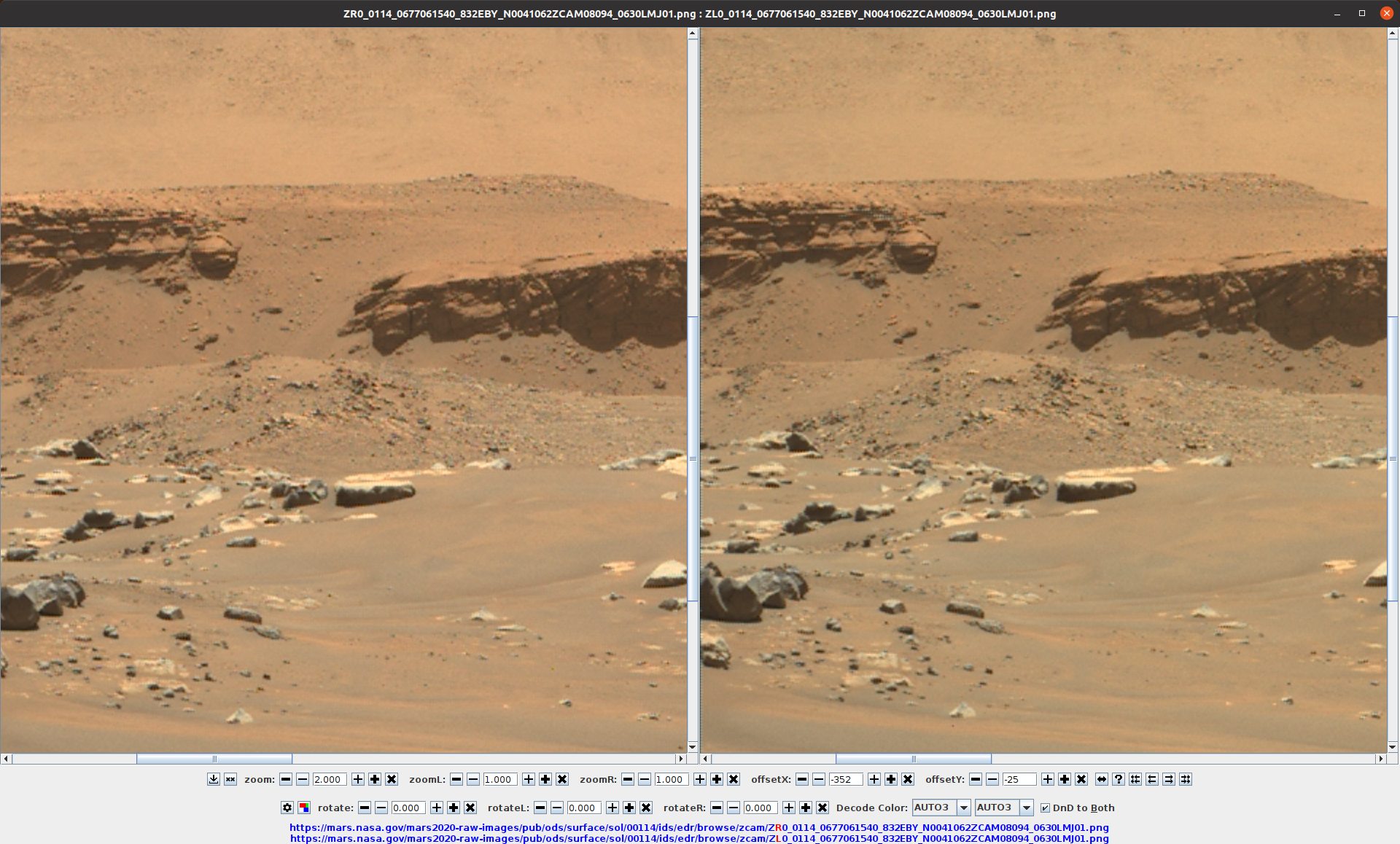 Photo of the Week by the Perseverance rover, stereo version - My, Mars, Rover, Space, Stereophotography, Longpost