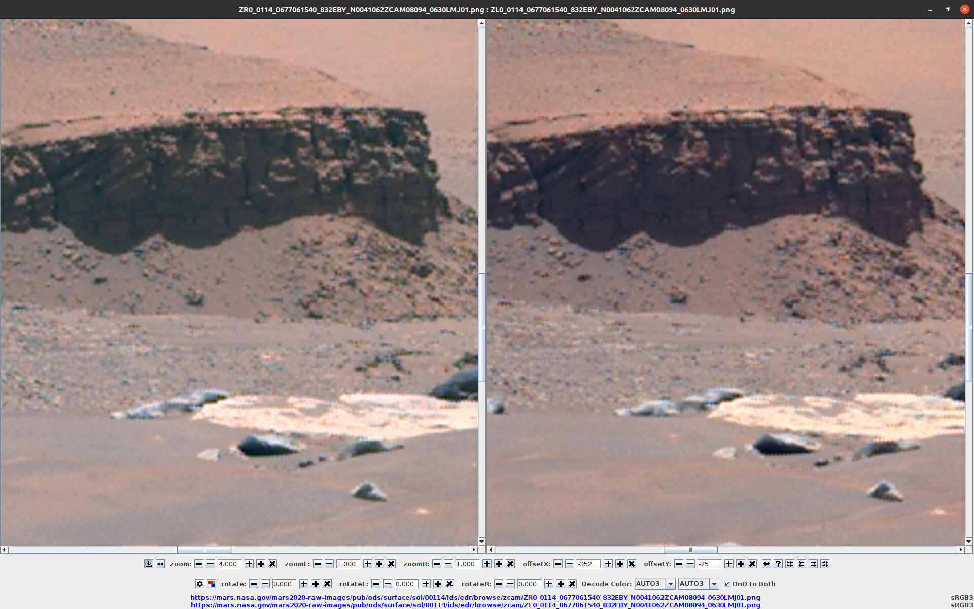 Photo of the Week by the Perseverance rover, stereo version - My, Mars, Rover, Space, Stereophotography, Longpost